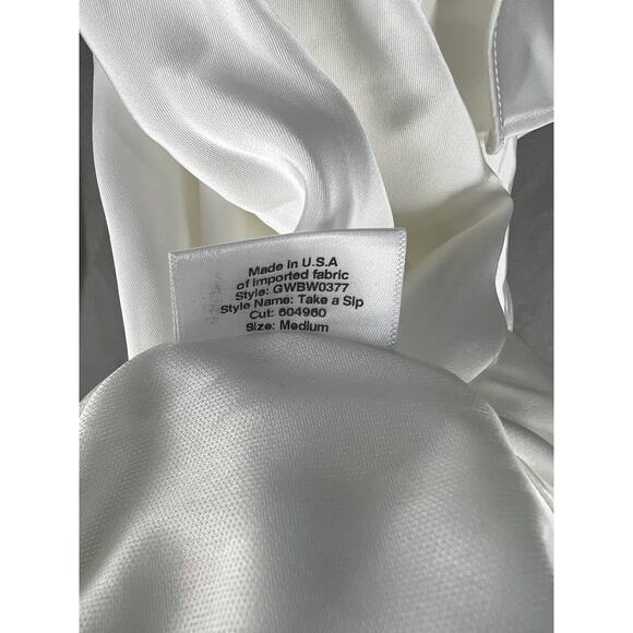 Katie May Take A Slip Dress In Ivory Size Medium Sleeveless - Picture 11 of 11